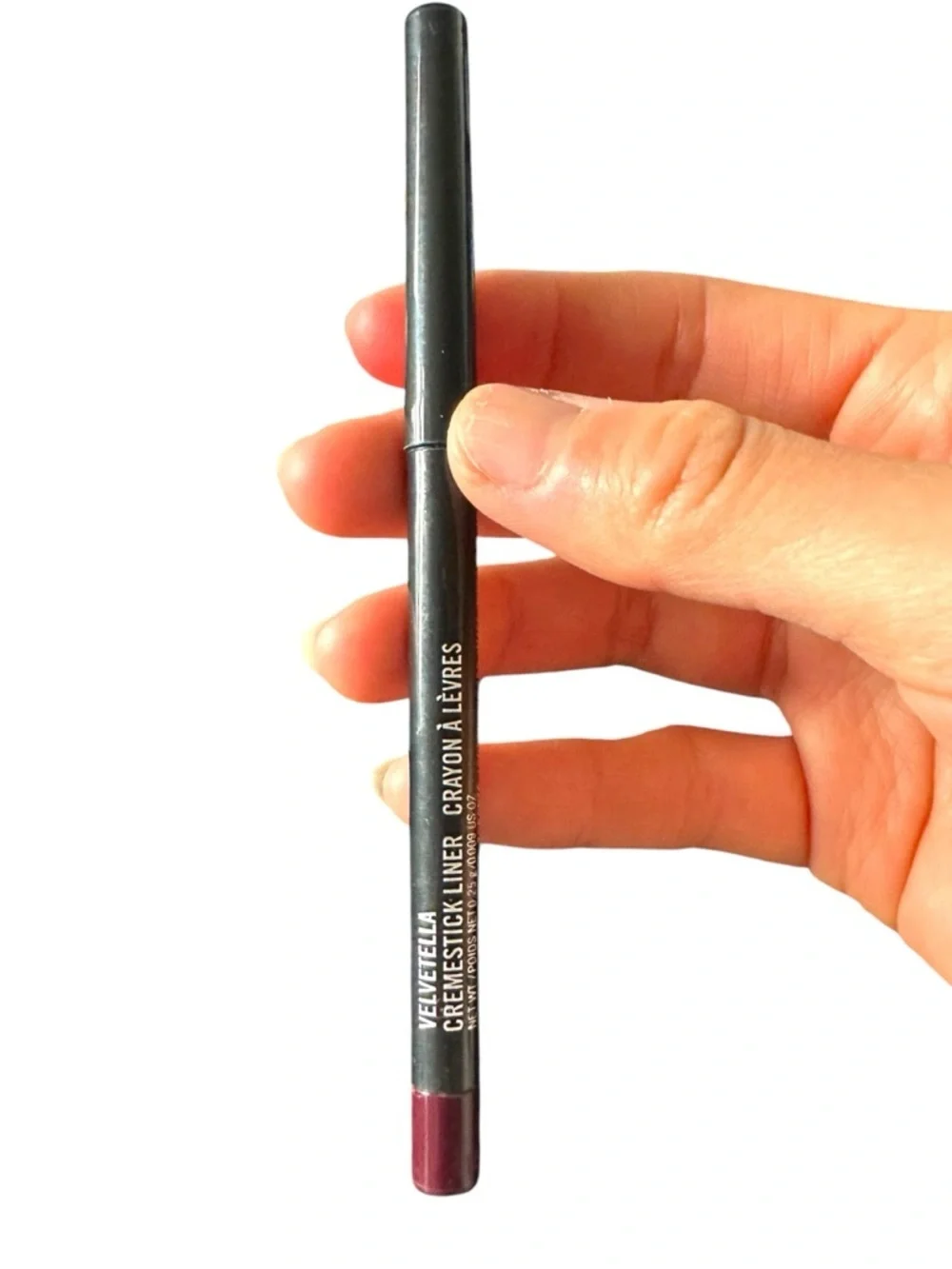 RARE NEW MAC DISCONTINUED CREMESTICK GEL Lip Eye Liner VELVETELLA dark plum 0.25
